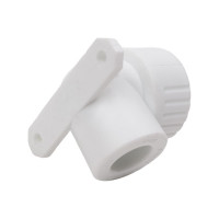 Угольник с креплением RTP PN25 комбинированный, внутренняя резьба D20х3/4 мм 15104