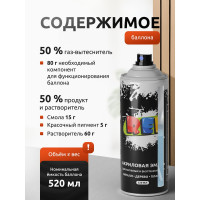 Акриловая универсальная эмаль REF оранжевый 520 мл 0014