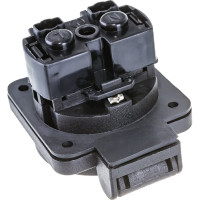 Панельная розетка IEK MAGNUM SCHUKO РП14-3, IP54, черный PSN71-016-3-2-54-K02