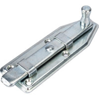 Прямая защелка VORMANN 100х35х1,2 мм, оцинкованная 00102 100 Z