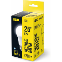 Лампа IEK LED A80 шар 25Вт 230В 6500К E27 LLE-A80-25-230-65-E27