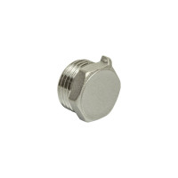 Заглушка VRT 3/4", наружная, с контрольным отверстием, никель 1912-000020 503077