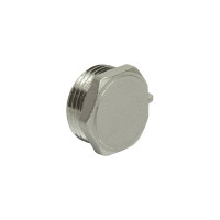 Заглушка VRT 1", наружная, с контрольным отверстием, никель 1912-000025 503075