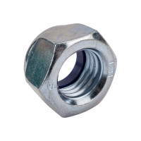 Гайка с контрящим кольцом КРЕП-КОМП DIN985, м24, 25 шт. гс24ф