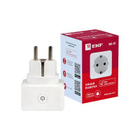Умная розетка EKF Wi-Fi Connect белая RCS-1-WF