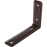 Кронштейн VORMANN 3-F 160х105х40 мм, оцинкованный, цвет: коричневый, 00165 160 B