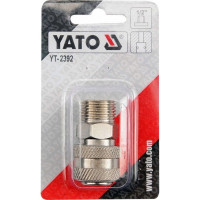 Быстроразъемное соединение YATO 1/2" с наружной резьбой YT-2392 36992392 092 1