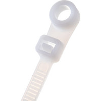 Нейлоновые стяжки FORTISFLEX КСО 5х220 белый 100 шт. 80530