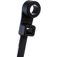 Нейлоновые стяжки FORTISFLEX КСО 5х220 черный 100 шт. 80534