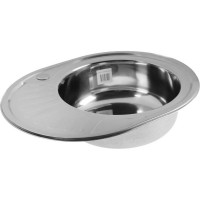 Мойка mixline овальная, 45х57х16 см, 0.6, правый выпуск 3 1/2, с сифоном 528191