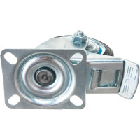 Колесо поворотное резиновое с тормозом SCb 93 75 мм TOR 1003650