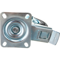 Колесо поворотное резиновое с тормозом SCb 55 125 мм TOR 1001718
