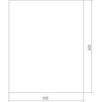 Зеркало mixline прямоугольник 500х600 без полки 531801