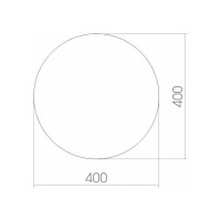 Зеркало mixline круглое 400 мм 525521