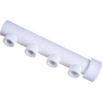 Коллектор Blue Ocean полипропиленовый 4 отвода - 40х20х4 PPRF/FCETA(W) -40х20х4