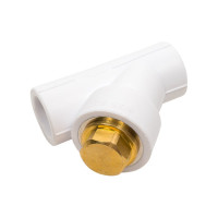 Обратный клапан Blue Ocean полипропиленовый, косой - 25 PPRF/IBF-25