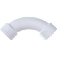 Уголок-отвод Blue Ocean полипропиленовый, плавно-загнутый 90 град - 32 PPRF/90LE(W)-32