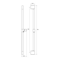 Душевая штанга Ravak Chrome 70 см 974.00, X07P013 00000041947