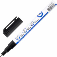 Лаковый маркер-краска BRAUBERG EXTRA paint marker 1 мм, черный, улучшенная нитро-основа, 151960