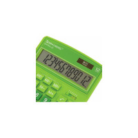 Настольный калькулятор BRAUBERG EXTRA-12-DG 206x155 мм, 12 разрядов, двойное питание, зеленый 250483