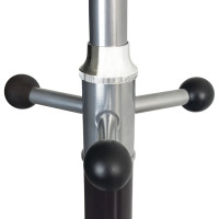 Вешалка-стойка BRABIX CR-870 металл, 5+3 крючка, цвет коричневый 606436