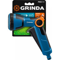 Душевой поливочный пистолет с регулятором напора GRINDA PROLine X-S 4 режима 429165