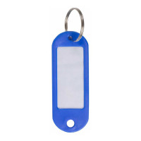 Бирки для ключей STAFF Basic комплект 12 шт, длина 58 мм, инфо-окно 35х15 мм, ассорти 231029