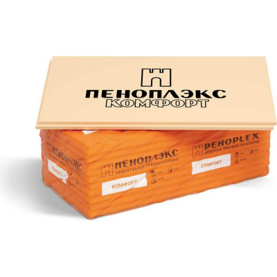Экструдированный пенополистирол PENOPLEX Пеноплэкс Комфорт TU0-0002028