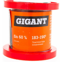 Gigant Припой Sn60 Pb40, проволока 0,7мм, 100г GT-084