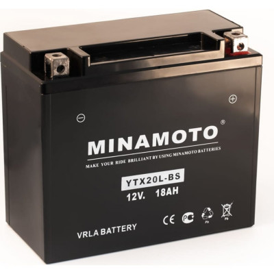 Мотоцикла аккумулятор MINAMOTO YTX20L-BS 7507