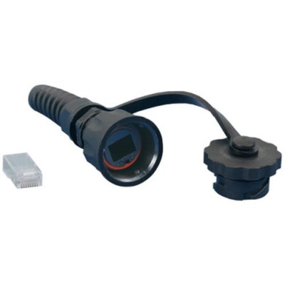 Промышленный разъем Hyperline PLUG-IE-8P8C-P-C5-SH 47307