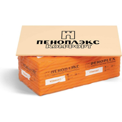 Экструдированный пенополистирол PENOPLEX Пеноплэкс Комфорт TU0-0002506