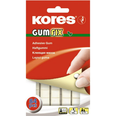 Kores Клейкая лента -масса Gum Fix удаляемая 84 шт/уп 81596
