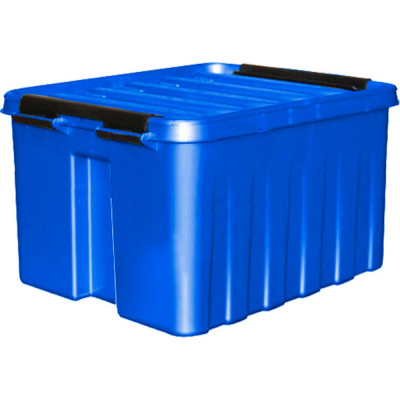 Rox Box Ящик п/п 210х170х140 мм с крышкой и клипсами, 3 л. синий 18690