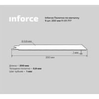 Inforce Полотно по металлу 5 шт. 200 мм 11-01-717