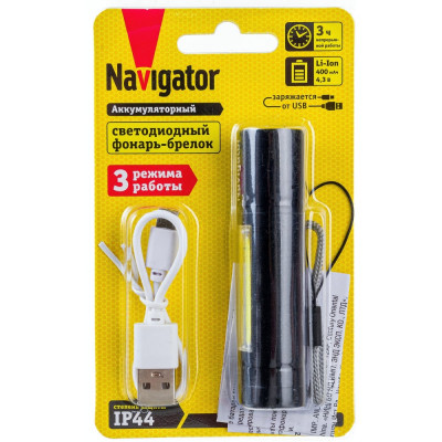 Алюминиевый фонарь Navigator 14 662 NPT-KC06-ACCU 14662