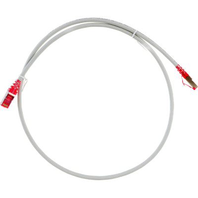 Реверсивный экранированный патч-корд Hyperline PC-LPM-STP-RJ45-REV-RJ45-C5e-1M-LSZH-GY 230394