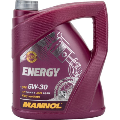 MANNOL ENERGY 5W30 4 л. Синтетическое моторное масло 5W-30 7017