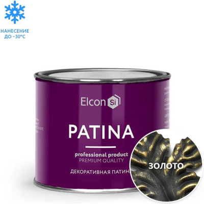 Elcon Декоративная краска патинаPatina золото 0,2 кг 00-00461401