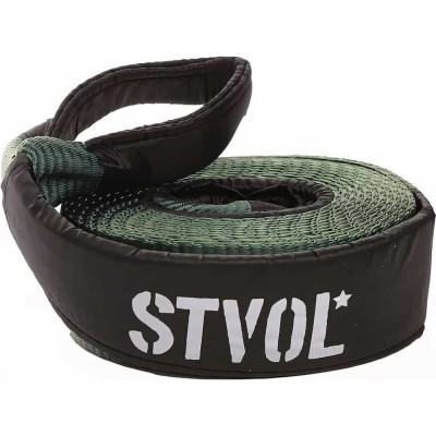 STVOL Трос динамический, 7 т, 6 м + сумка, стропа рывковая SDS07