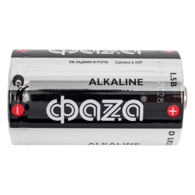 ФАZА Батарейка Элемент питания алкалиновый D/LR20 1.5В Alkaline Pack-6 (пленка 6шт) 5030633