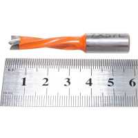 Сверло присадочное усиленное "глухое" (7x57.5 мм; S=10x20 мм; LH) ROTIS 412.0757L