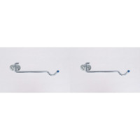 Складной крюк для велосипеда ALDEGHI LUIGI SPA 92х320х225х9 мм, оцинкованный 4110AZ320