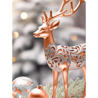 Аэрозольная краска Elcon Decor для мебели, для декора, для металла, для пластика, для керамики, для стекла, для гипса, быстросохнущая, акриловая, зеркальная медь, 520 мл 00-00002994