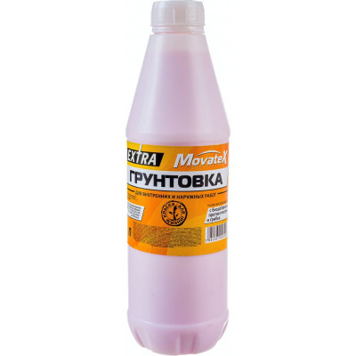 Грунтовка для наружных и внутренних работ Movatex EXTRA 1 л Т11878