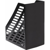 Вертикальный лоток для бумаг BRAUBERG "MAXI-plus" 250х160х300 мм, сетчатый, черный 237005