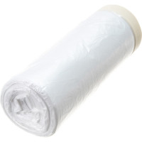 Пленка защитная прозрачная с клейкой малярной лентой (1.1х25 м; HDPE) РемоКолор 09-0-011