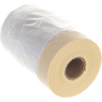 Пленка защитная прозрачная с клейкой малярной лентой (0.55х25 м; HDPE) РемоКолор 09-0-005