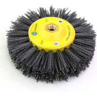 Щетка дисковая нейлоновая 6-012 (150 мм; P80) для УПМ/УШМ ОСБОРН PLM.DB150M14P80