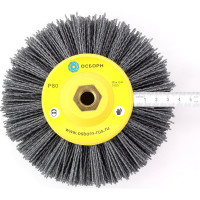 Щетка дисковая нейлоновая 6-012 (150 мм; P80) для УПМ/УШМ ОСБОРН PLM.DB150M14P80